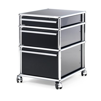 USM Haller Mobile Pedestal with 3 Drawers Type 2 (with Counterbalance)