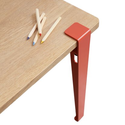 Tiptoe Children's Table, Solid oak, Flamingo Pink