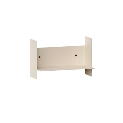 Pli Wall Shelf Classic, 30 cm, Cream white, Without hooks