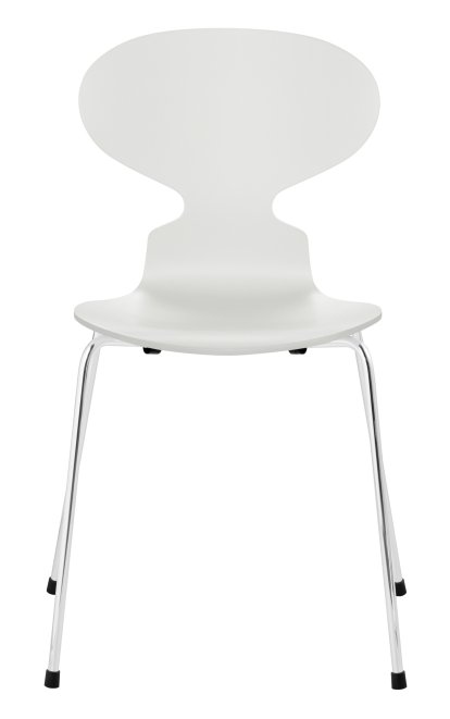 Ant Chair 3101, Lacquer, White, Chrome