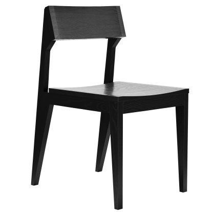 Schulz Chair, Black ash, Unupholstered
