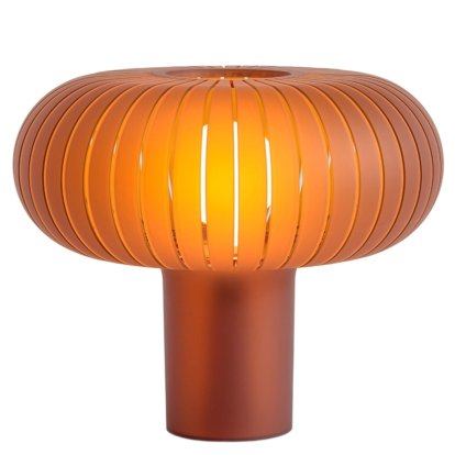 Teresa Frozen Table Lamp, Amber