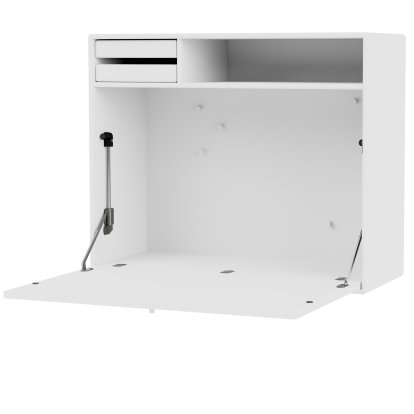 Studio Wall Desk, New White