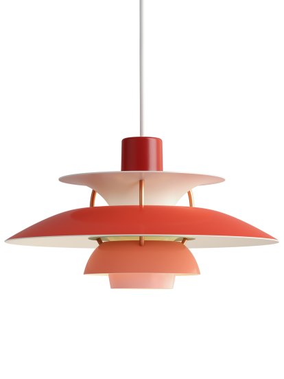 PH 5 300 Pendant Lamp, Hues of Red