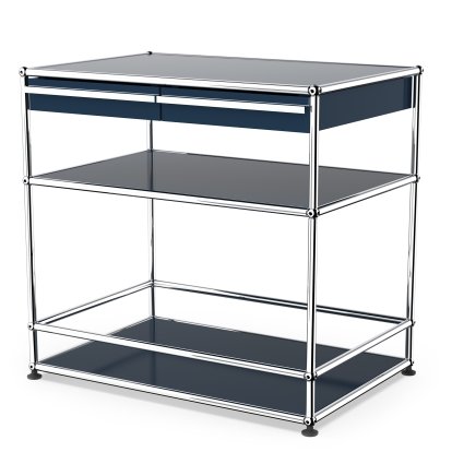 USM Haller Bar Sideboard with Drawers, Steel blue RAL 5011