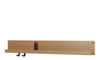 Folded Shelves, H 13 x W 96 cm, Burnt orange