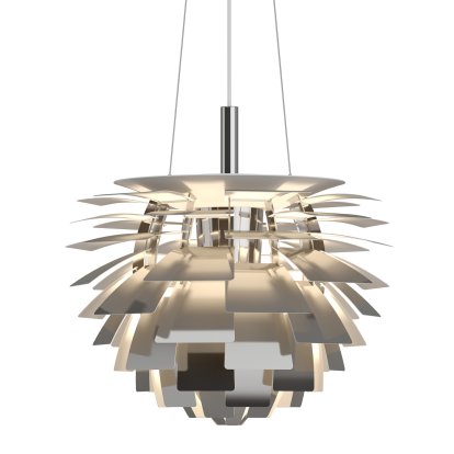 PH Artichoke Pendant Lamp, Stainless steel, Ø 48 cm