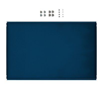 USM Haller Metal Divider Shelf for USM Haller Shelves, Steel blue RAL 5011, 75 cm x 50 cm