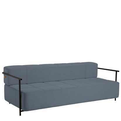 Daybe Sofa Bed, With armrest, Brusvik 94 - grey blue