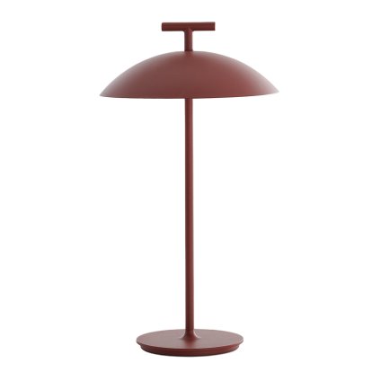 Mini Geen-A Table Lamp, Wireless / dimmable, Brick red