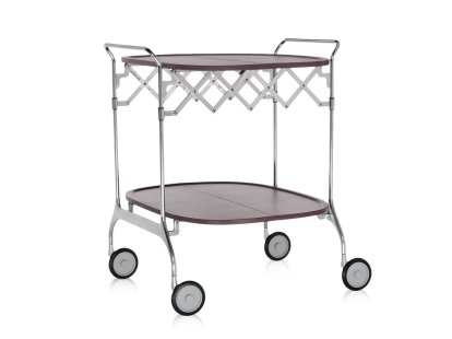 Gastone Trolley, Plum, Chrome