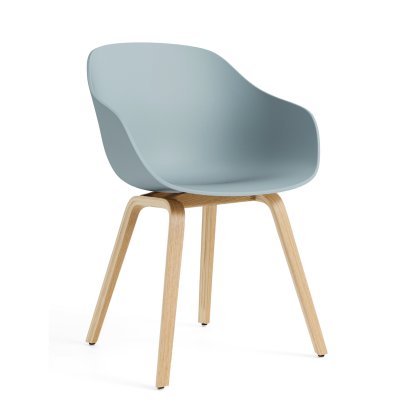 About A Chair AAC 222, Lacquered oak, Dusty blue 2.0
