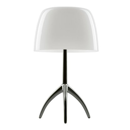 Lumiere 05 Piccola Table Lamp, With dimmer, White