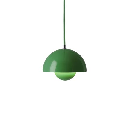 Flowerpot VP10 Pendant Lamp, Signal green