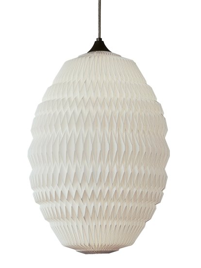 Caleo Pendant Lamp, 2: H 56 x Ø 36 cm, White