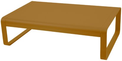 Bellevie Low Table, Gingerbread