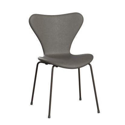 Serie 7 Chair 3107 Upholstered, Lava, Brown bronze