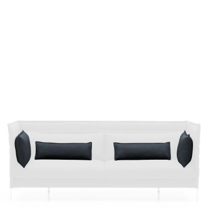 Cushion Set for Alcove Sofa, For 3-seater, Credo, Dark blue/black
