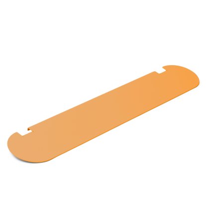 Pipe TV shelf, Apricot