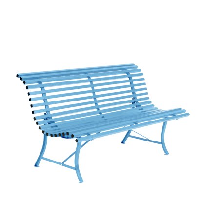 Louisiane Bench, 150 cm, Maya blue