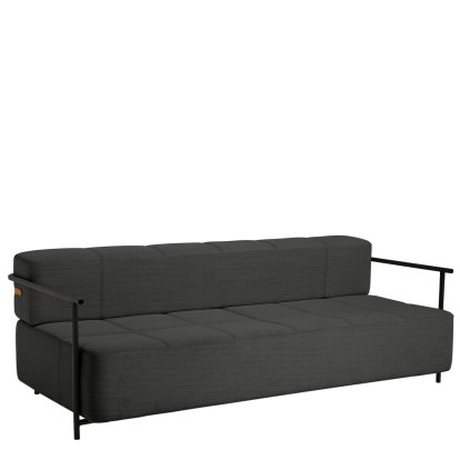 Daybe Sofa Bed, With armrest, Brusvik 08 - dark grey