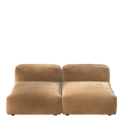 Vetsak Sofa Set 1, M, Cord velours - Camel, Without cushion