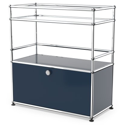 USM Haller Bar Sideboard Type 1, Steel blue RAL 5011