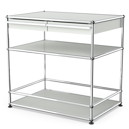 USM Haller Bar Sideboard with Drawers, Light grey RAL 7035