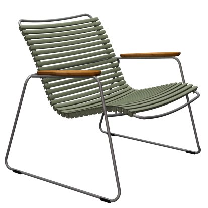 Click Roomy Lounge Chair, Olive green