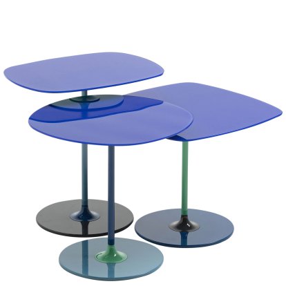 Thierry Side Table, Set of 3, Blue