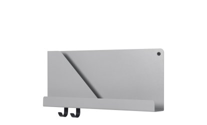 Folded Shelves, H 22 x W 51 cm, Grey