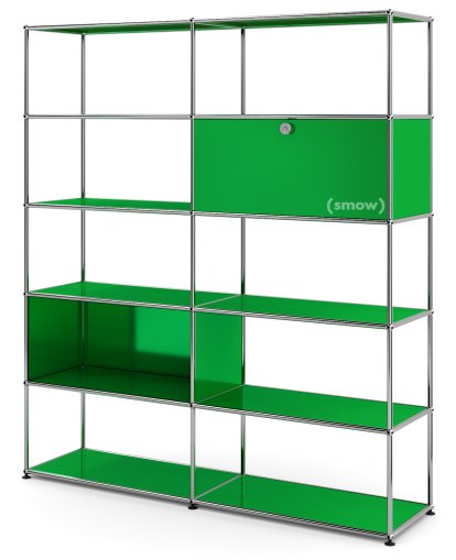 USM Haller Living Room Shelf L, USM green