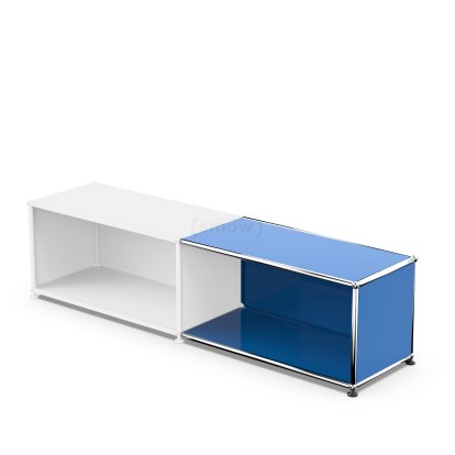 USM Haller Extension Kit Horizontal 1, Gentian blue RAL 5010, 35 cm