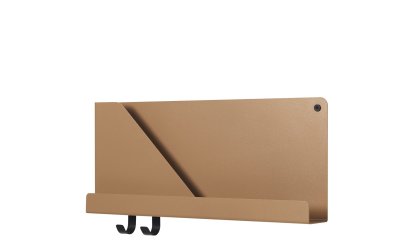 Folded Shelves, H 22 x W 51 cm, Burnt orange
