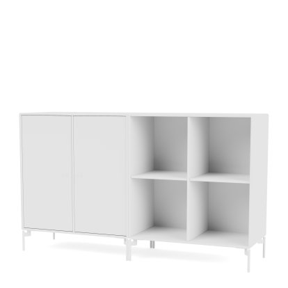 Pair Sideboard, New White, Legs