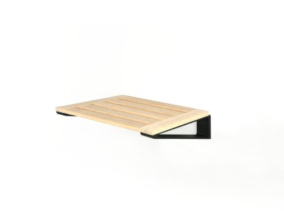 Knax Shoe Rack, Shoe Rack 4 (40 cm), Oak oiled, Black