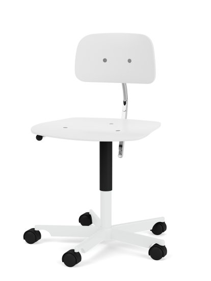Kevi 2533 Swivel Chair, B / 48 - 61 cm, Snow, Snow