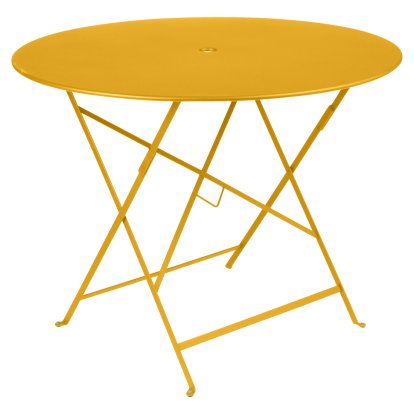 Bistro Folding Table round, H 74 x Ø 96 cm, Honey