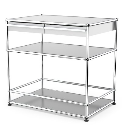USM Haller Bar Sideboard with Drawers, USM matte silver