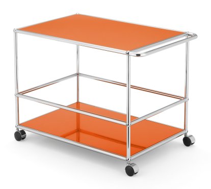 USM Haller Bar Trolley Type 1, Pure orange RAL 2004