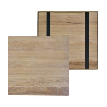 Wooden Overlay (Single) for USM Haller Shelves, Size M, 50 cm x 50 cm, Oak, white oiled