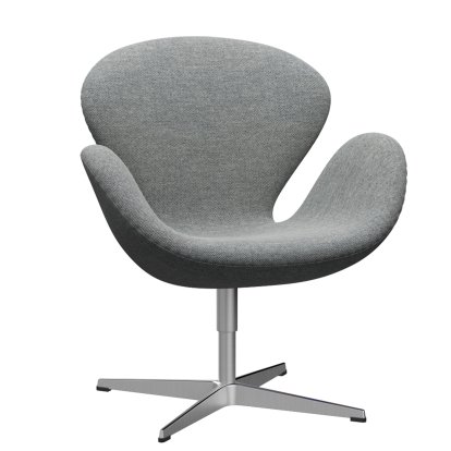 Swan Chair, Special height 48 cm, Hallingdal 65, 116 - White grey
