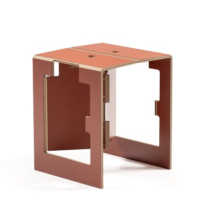 Falter Folding Stool, Burnt orange