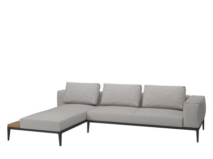 Grid Lounge Sofa, Right armrest, Seagull, Without waterproof cover