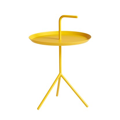 DLM - Don't Leave Me Side Table, Ø 38 x H 58 cm, Sun yellow