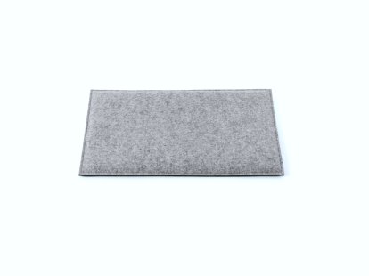 Felt Pad for USM Haller Shelf, 50 x 35 cm, With upholstery, Light grey melange (cool)