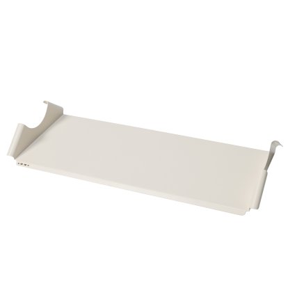 Moon Tray TV Shelf, Pearl