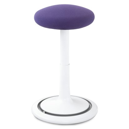 Ongo Classic Stool, Tall, Purple microfibre-knit