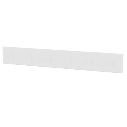 Coat Rack, 6 Hooks, New White