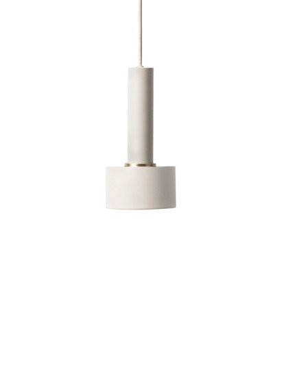 Collect Lighting, High, Light grey, Disc, Light grey